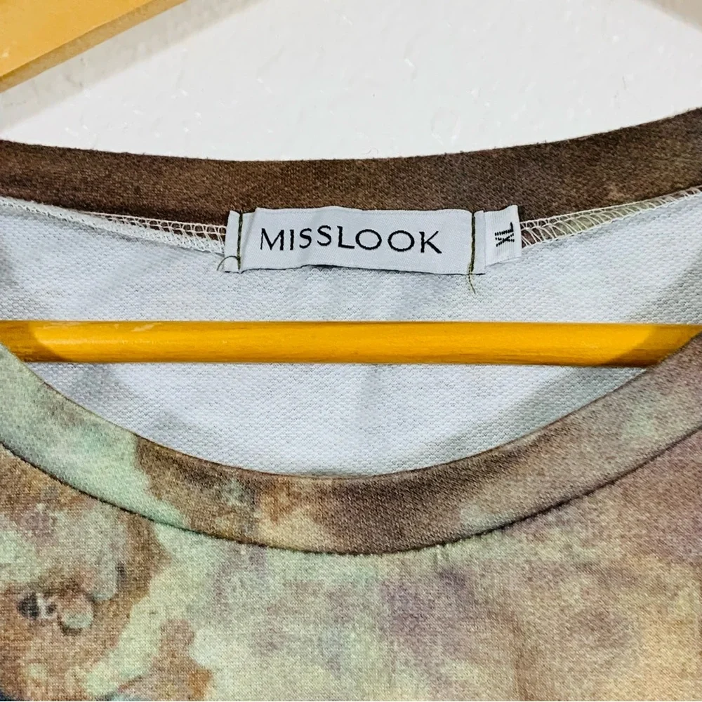 Misslook Butterfly Print Tye Dye Sweatshirt Size XL - Picture 7 of 10